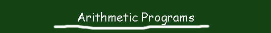 Arithmetic Programs